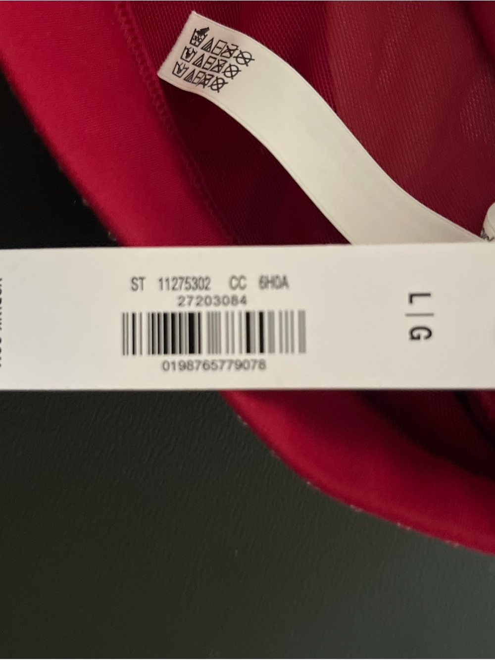 PINK Victoria's Secret Red Rhinestone-Trim Sports Bralette - Picture 4 of 5